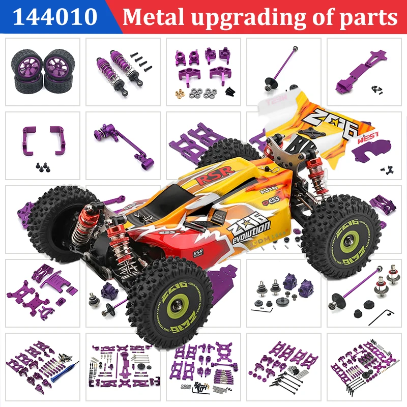 

Wltoys 144001 144002 144010 124007 124016 124017 124018 124019 All-Metal Differential RC Car Upgrade Parts Accessories