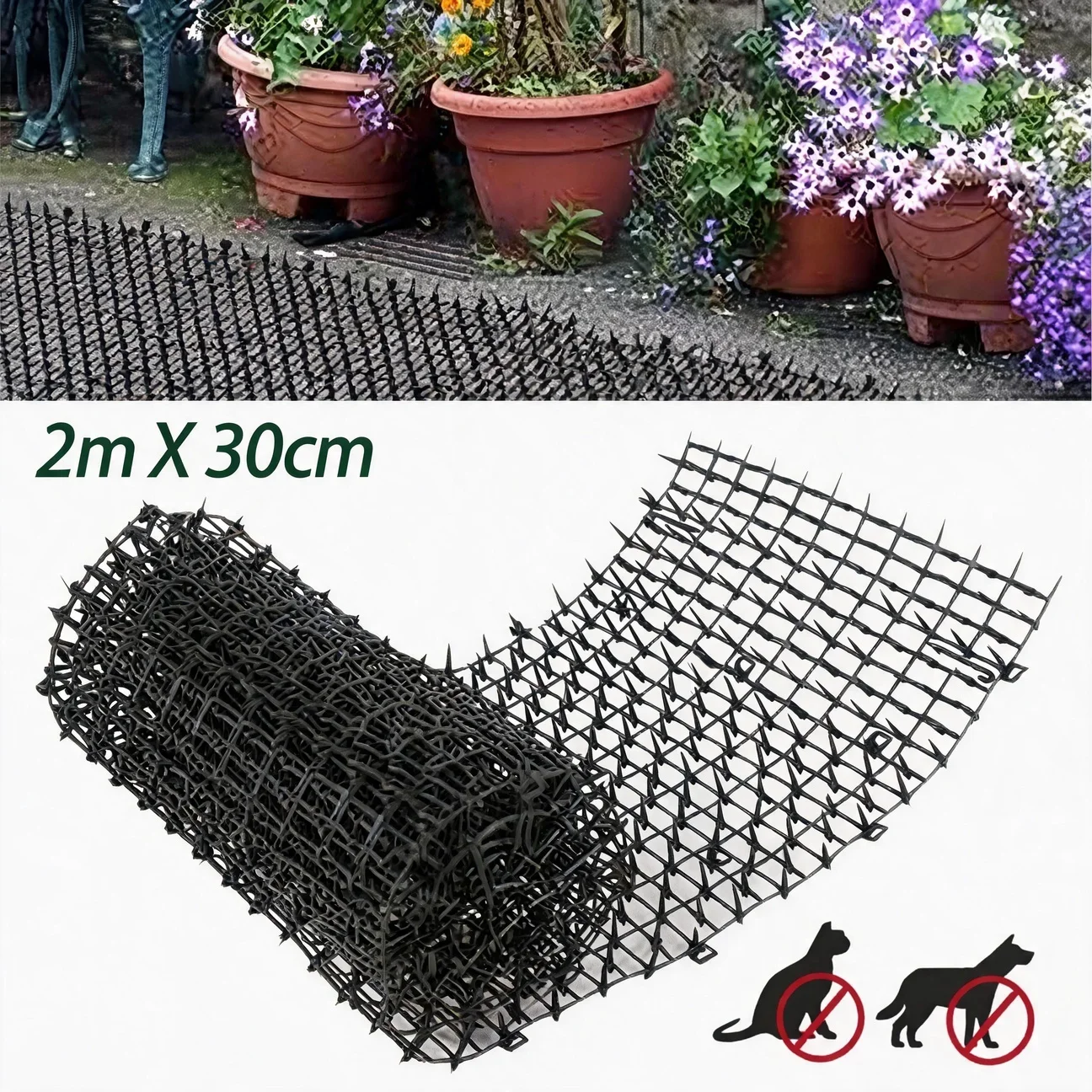 Cat Repellent Outdoor - Reusable Protective Garden Netting for Plants Fruit Trees Vegetables Against Deer and Other Animals