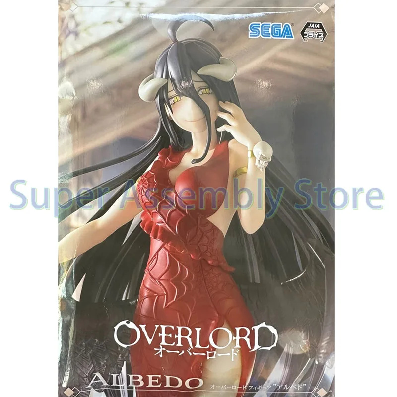 Original SEGA FuRyu TAiTO OVERLORD Anime Figure Albedo Shalltear Bloodfallen Action Figure Collectible Model Gifts Toys Kids