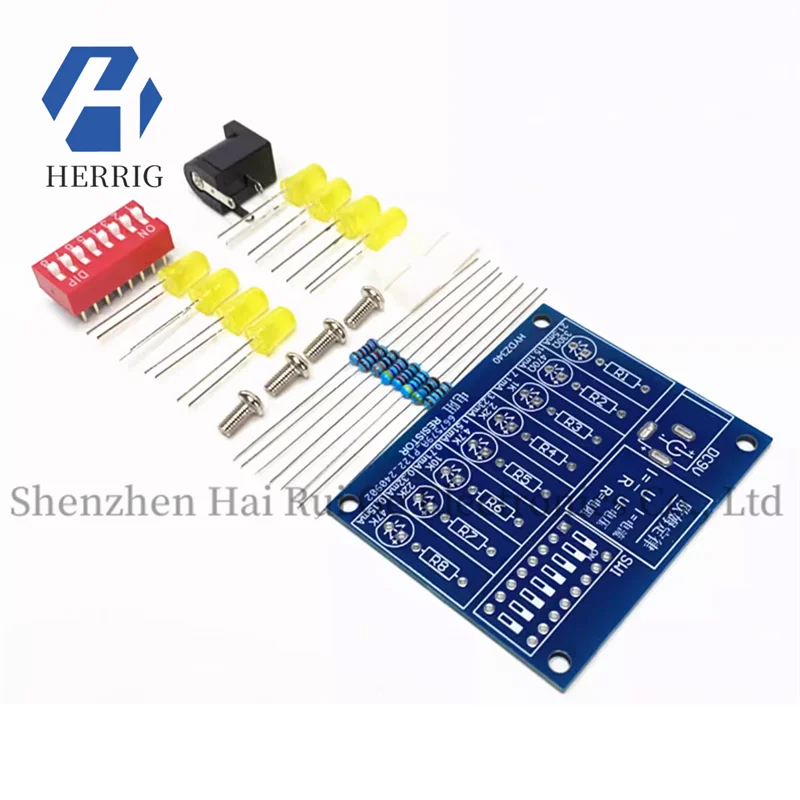 

LED lamp current test parts Ohm's law verification board Teaching experiment training DIY electronic welding kit
