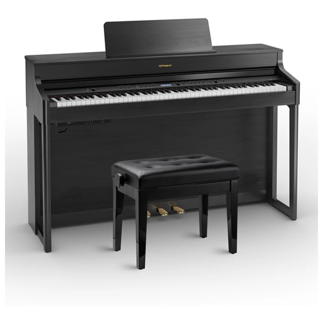 Vertical Electric Piano HP702 Professional Exam Digital Heavy Hammer 88 Key High-end Upright Piano for Family Use