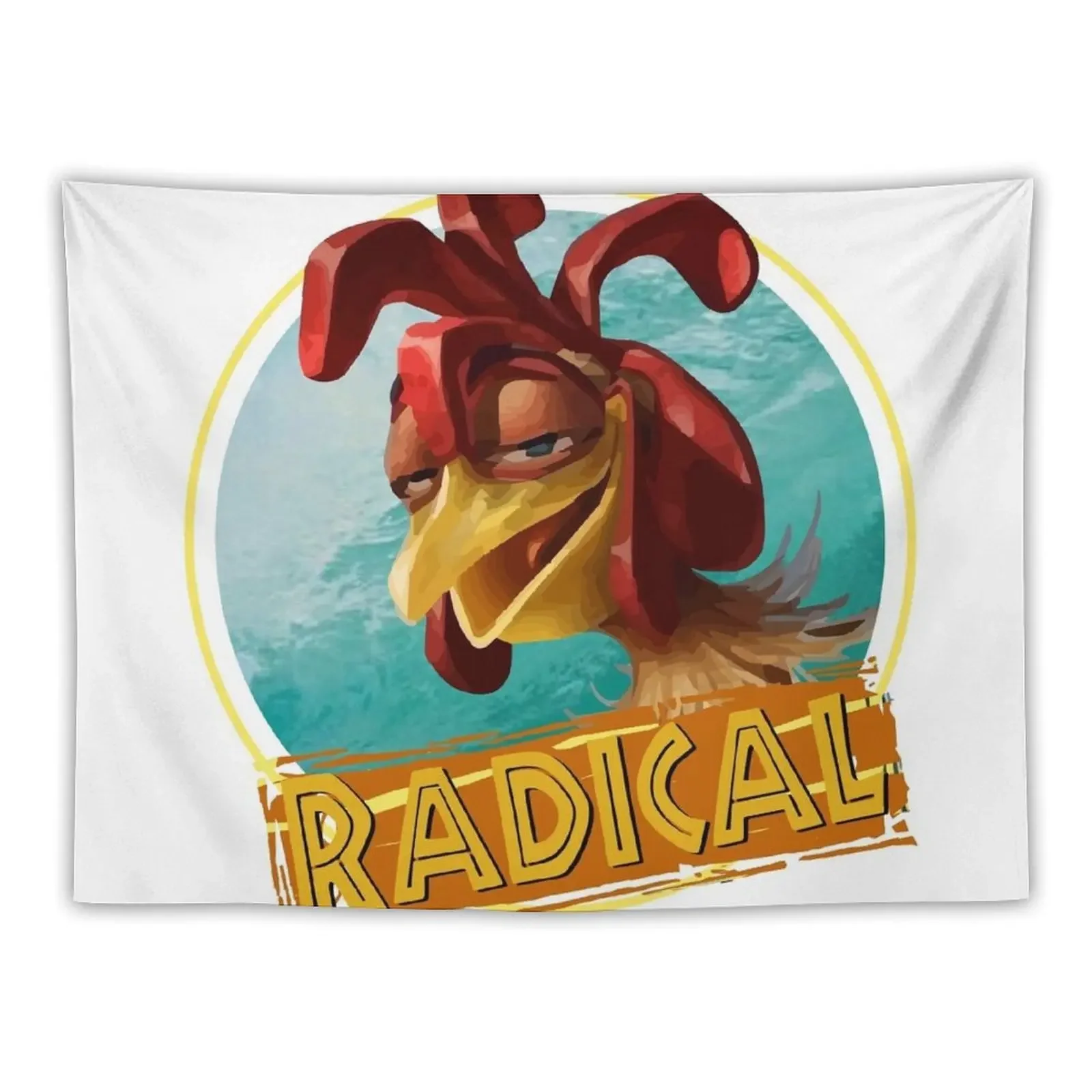 chicken joe surfs up - Radical! quote Tapestry Wall Hanging Decor Home Decor Aesthetic Tapestry