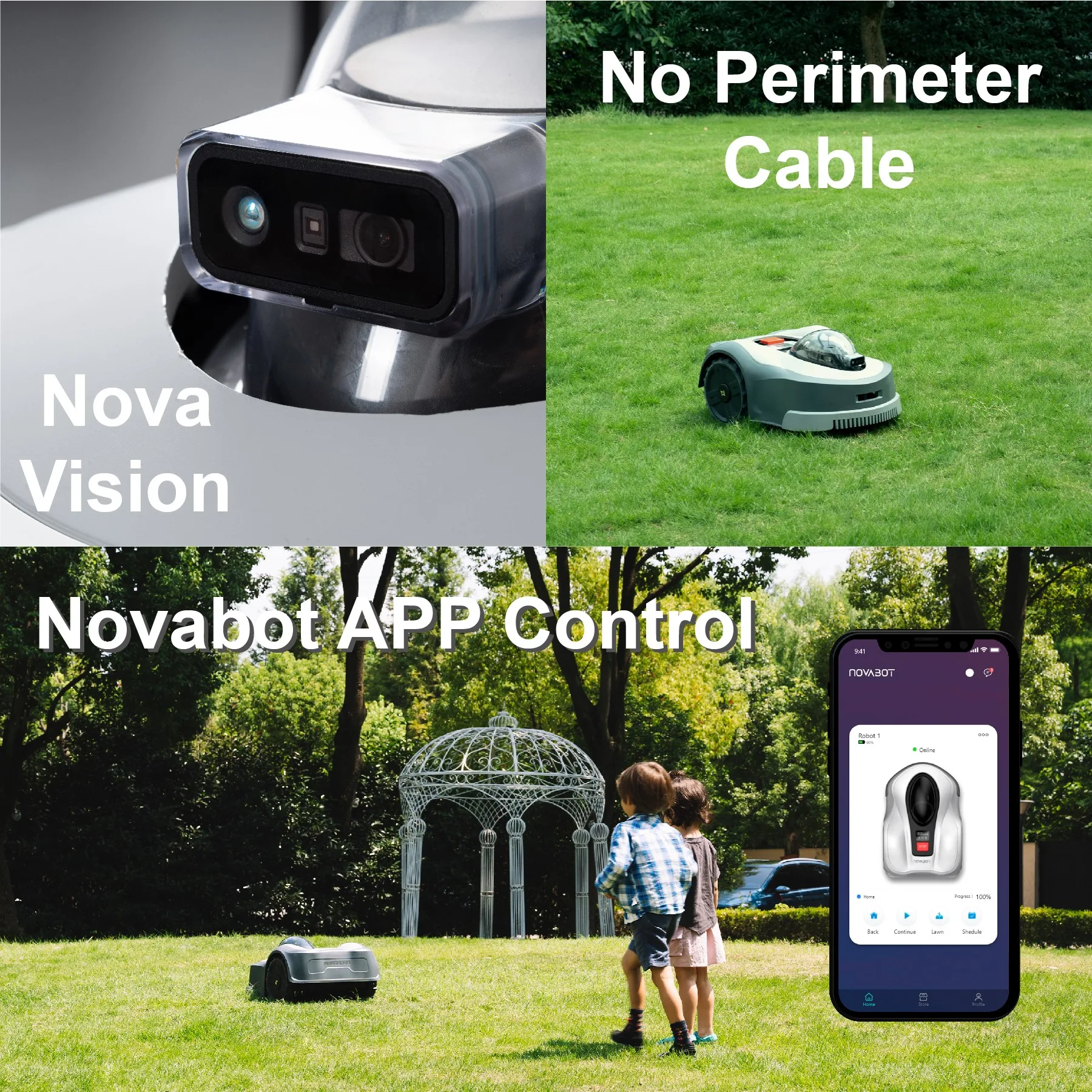 STLF 1600 واط الذكية اللاسلكية جزازة العشب الروبوتية قابلة للشحن التحكم عن بعد معدات الحدائق الكهربائية الصناعية للعشب لتقوم بها بنفسك Batte