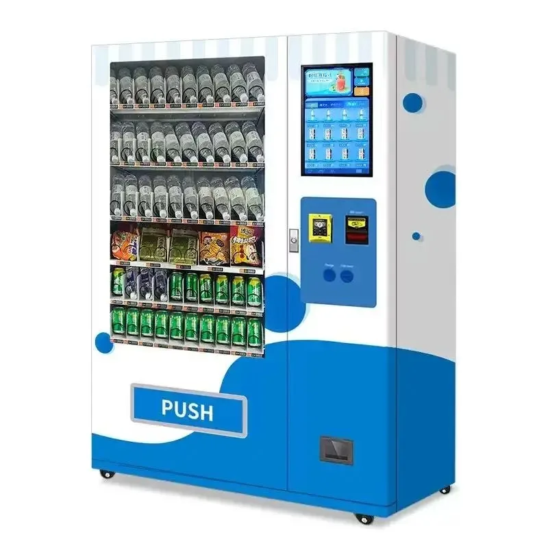 FL Snack and Beverage Vending Machine anti‑dust outer shell for park unattended snack drink vending unit