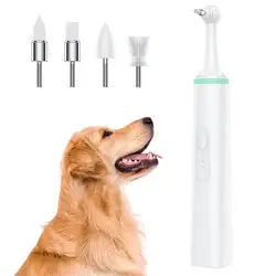 Pet ultrasonik diş fırçası diş taşı diş temizleyici ev klinik kullanım köpekler için elektrikli diş fırçası