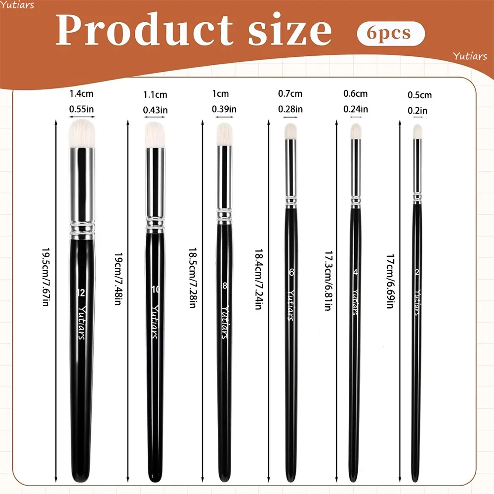 3pcs/6pcs Dry Brush Miniature Painting Drybrush , Professional Modellers Miniature Paint Brushes, Enamel Figurines Painting