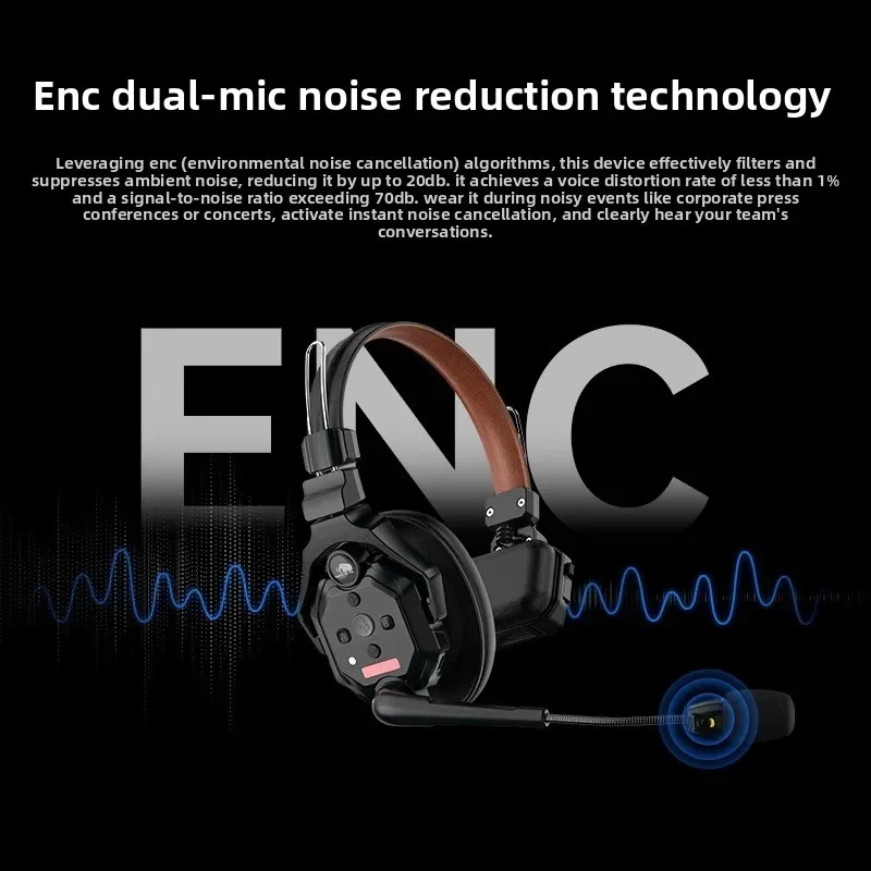 Standing Voice Pro Noise Reduction Wireless Guide Call System Headphone System Switching Station Full Duplex Intercom