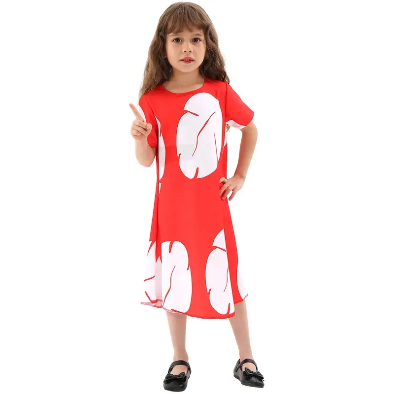 lilo and stitch t shirt dress Girls - Light Purple/Lilo & Stitch Motif-Detail T-Shirt Dress - Size: 6-8Y