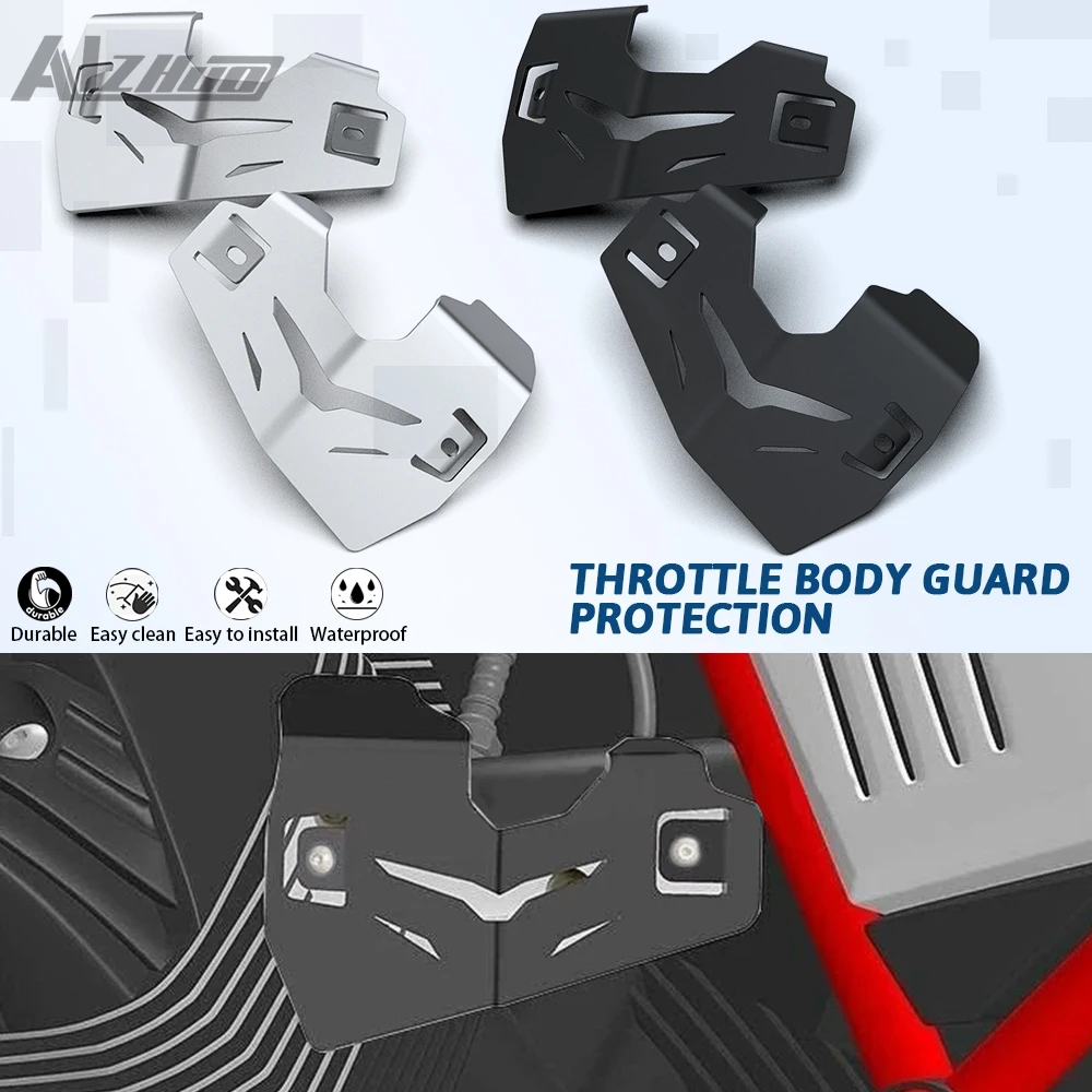 For MOTO GUZZI V85TT Motorcycle Accessories Throttle Body Guards V 85 TT V85 TT CNC Aluminum Throttle Valves Protector Cover