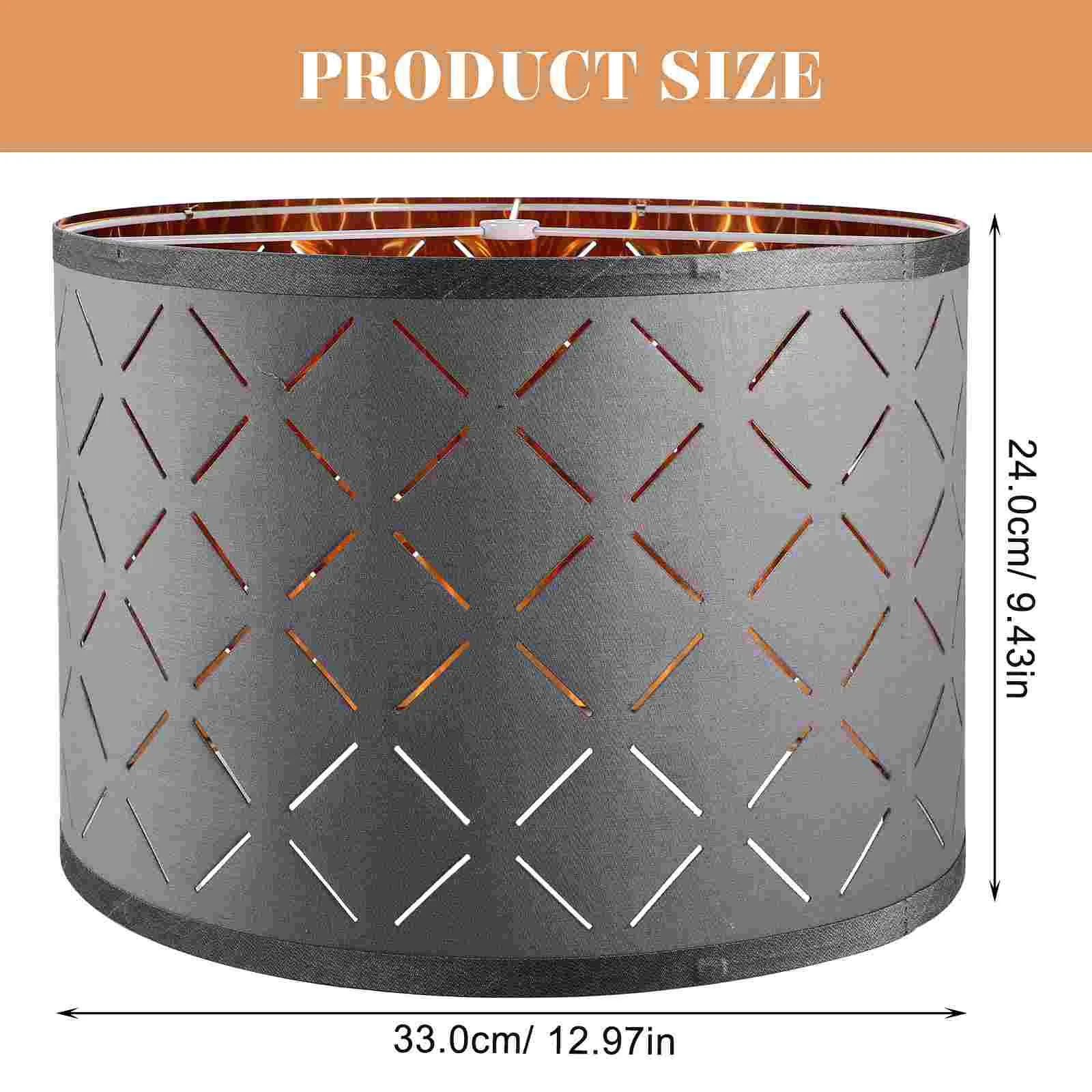 Household Lamp Shade Tabletop Decor Lampshade Floor Cover Fabric Lampshades Iron Modern Bedside For Abjura