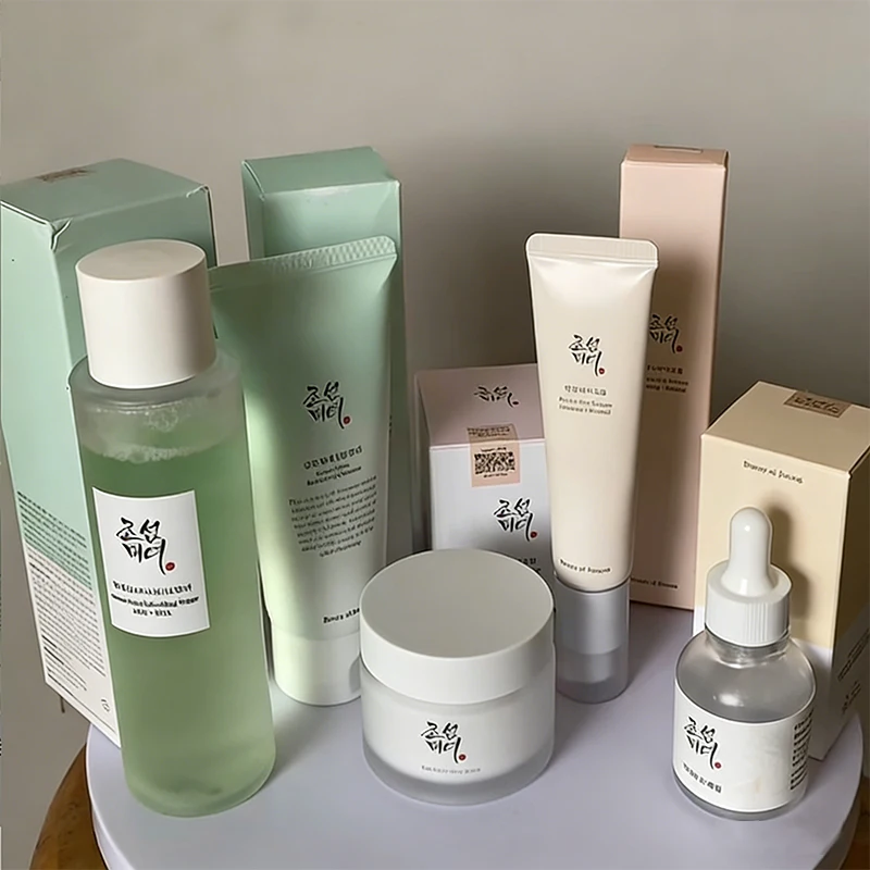 Beauty of Joseon-crema Facial coreana para ojos, antienvejecimiento, 5 tipos de esencia, brillo del Color de la piel, limpiador Facial hidratante