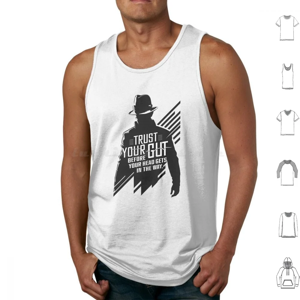Trust Your Gut Before Your Head Gets In The Way-Quote-Scifi Tank Tops Vest Sleeveless The Expanse Expanse Rocinante Sci Fi