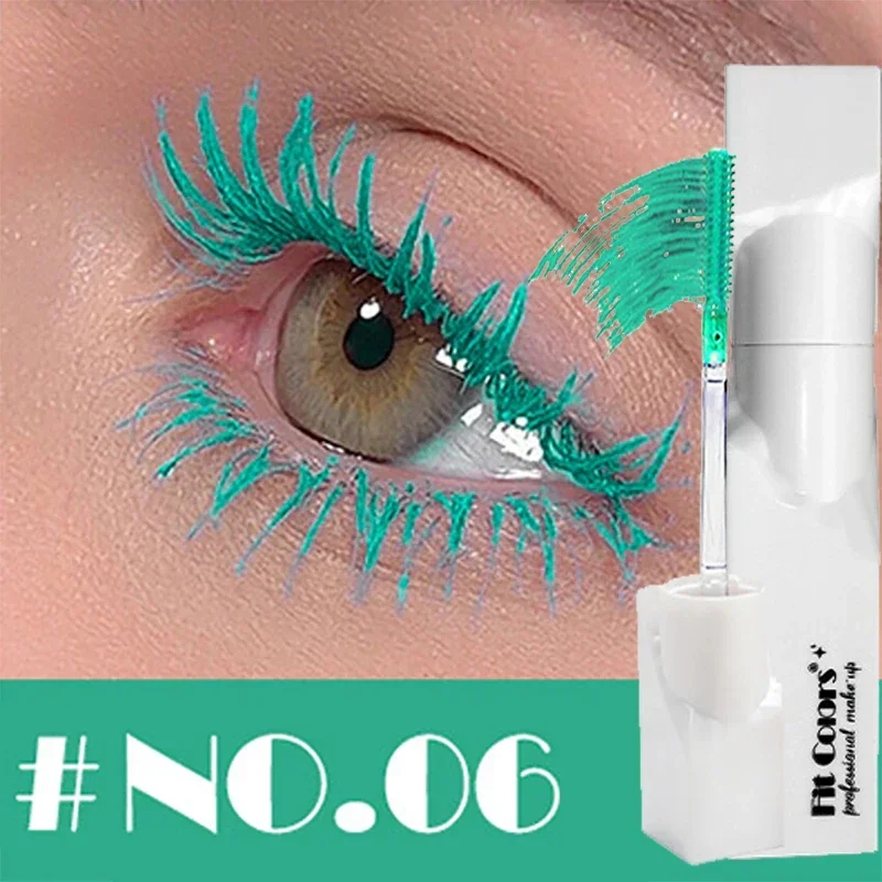 Waterproof Blue Purple Mascara Eyelashes Extension Thick Curling Non-smudge Quick Dry Long-lasting Green Colorful Mascara Makeup