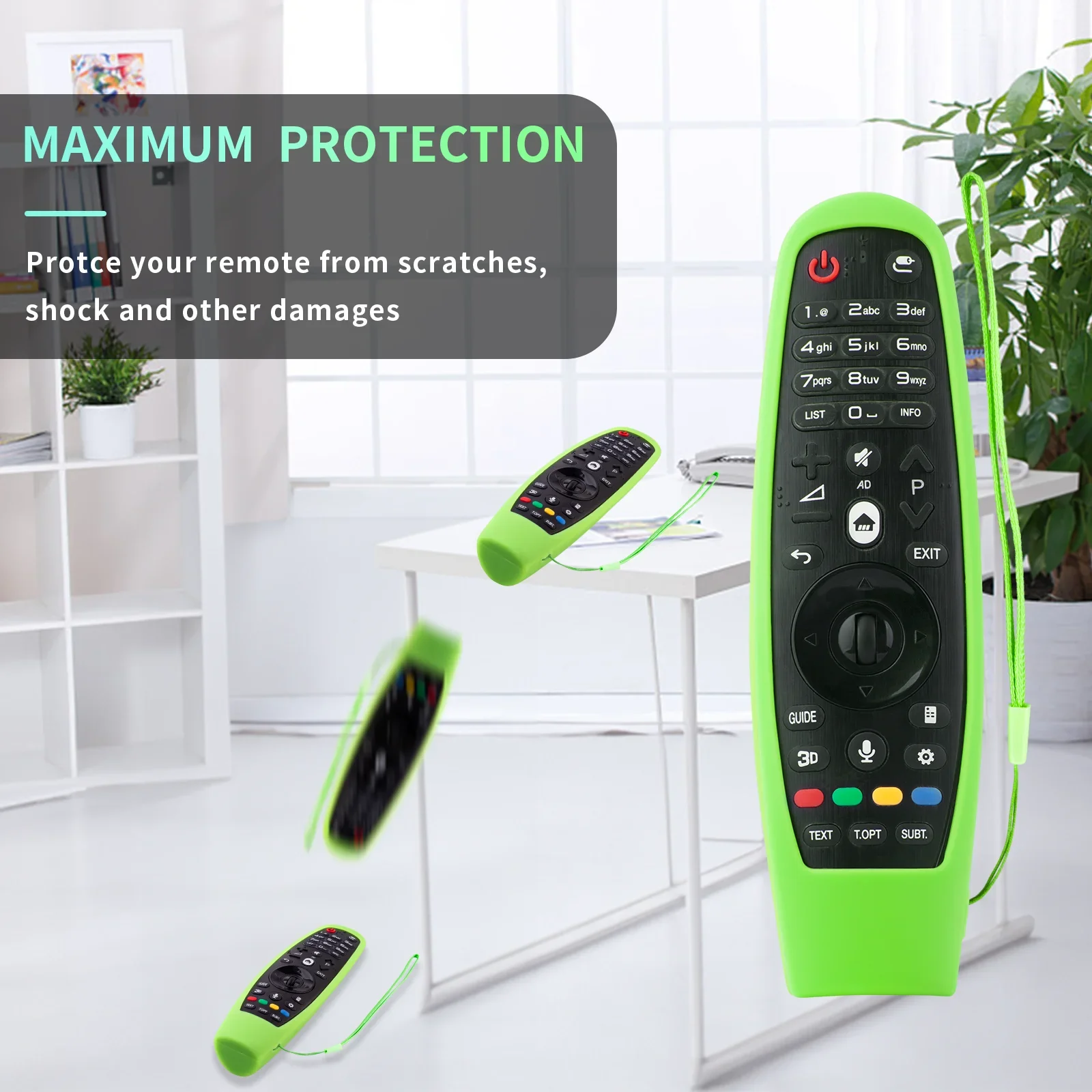 Luminous Silicone Protective Case For LG Smart TV Magic Remote MR20GA MR19BA MR18BA MR650A MR650 MR600 AKB75855501