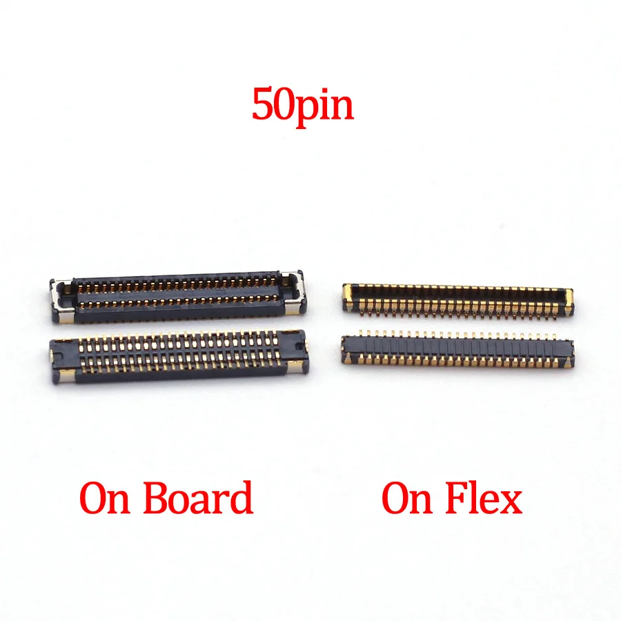 2-10Pcs LCD Display Screen FPC Connector For Motorola Moto G8Power XT2041-1 G8 Power Lite XT2055-2 Plug On Motherboard 50pin