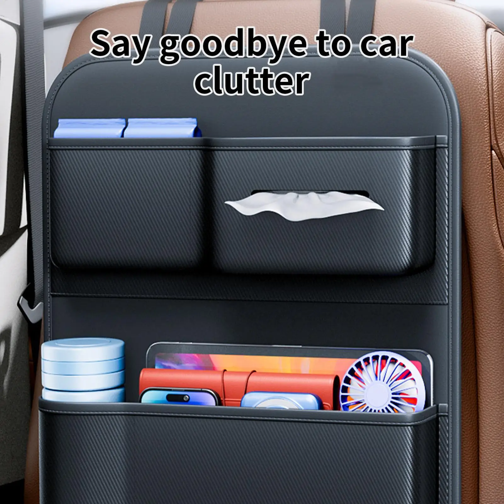 

Car Chair Back Storage Rack Seat Back Storage Bag Folding Small Table Board For Car Back Storage Supplies For Car Accessories