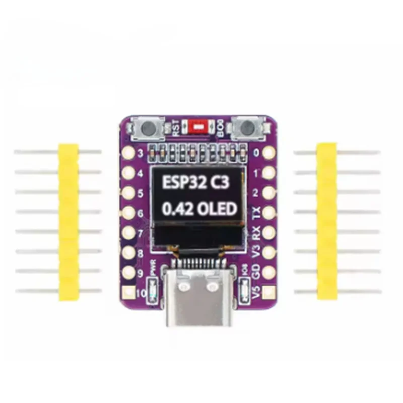 

ESP32-C3 OLED Development Board Ceramic Antenna ESP32 Development Board Wifi Bluetooth 0.42 Inch Screen