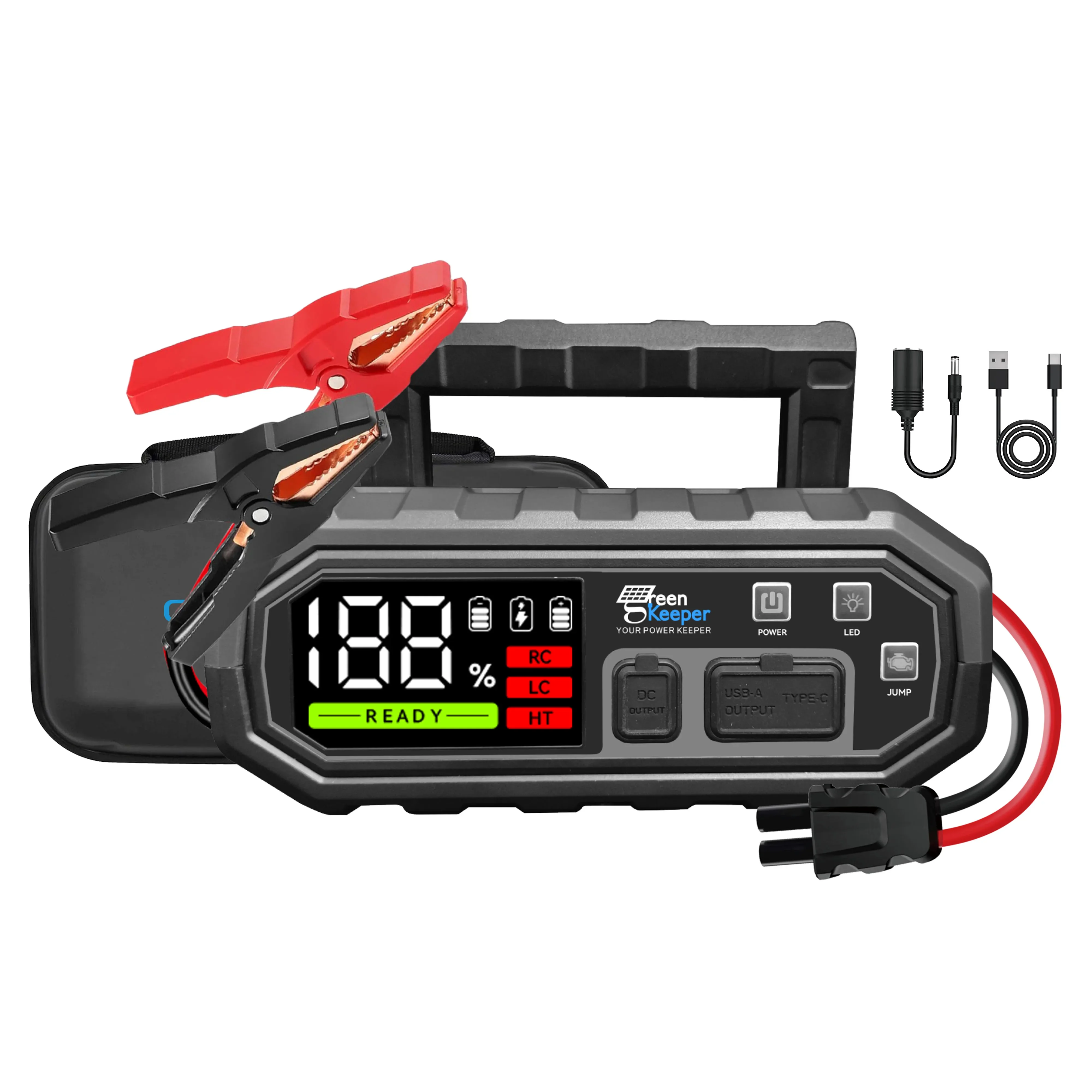 

UltraSafe Fit Extreme Temperatures 12V 24V 4000A Battery Jump Starter For Vehicles Truck Car