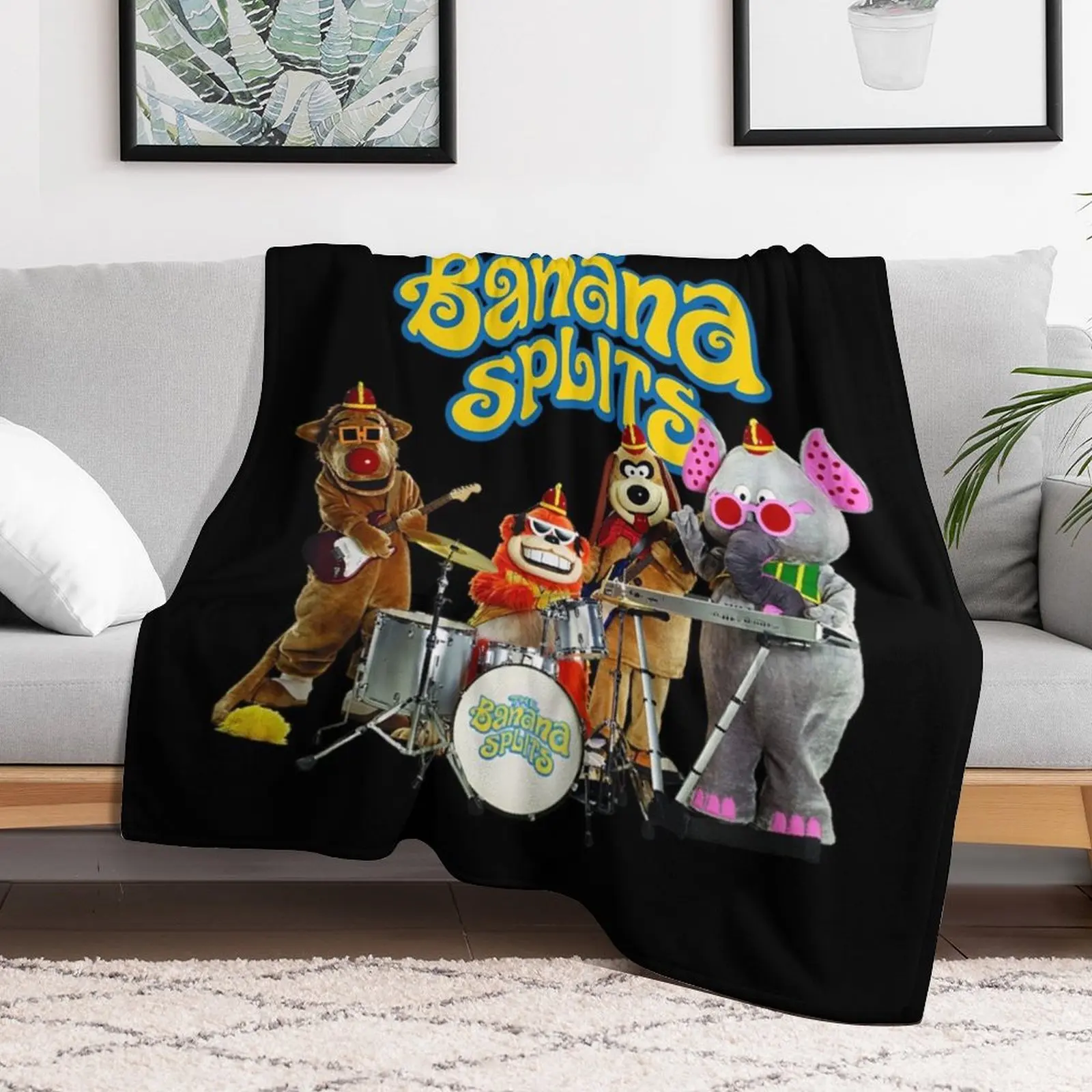 The Banana Splits Racerback Throw Blanket for winter Decorative Throw Blankets