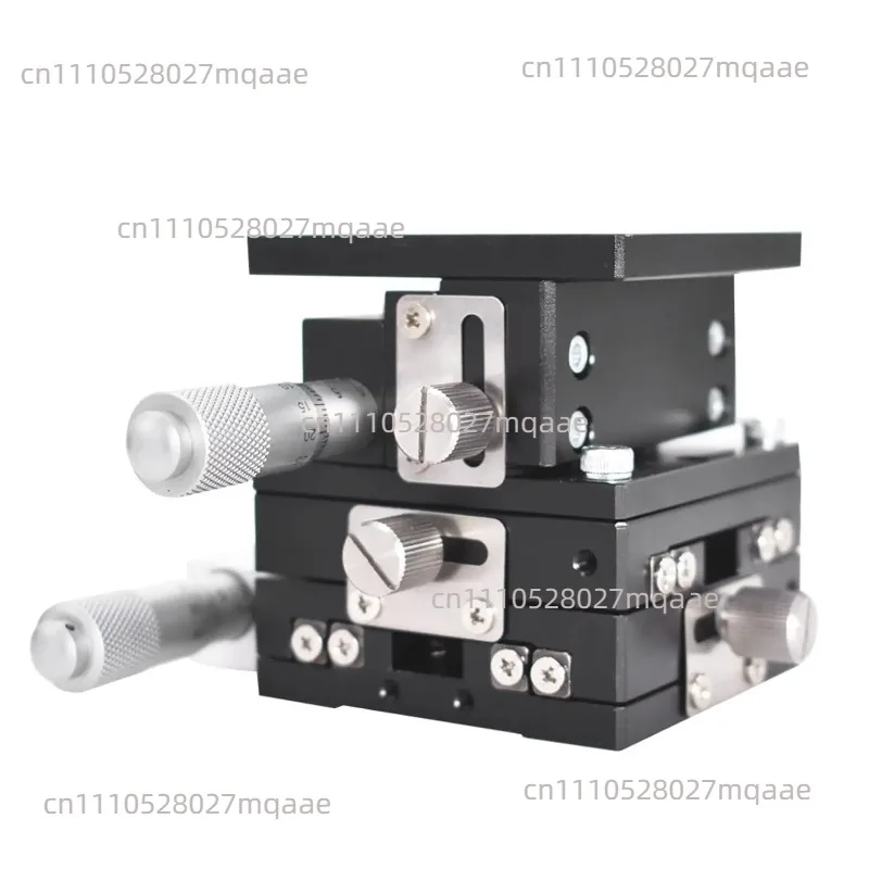60x60mm XYZ 3 Axes Manual Linear Stage Sliding Platform Trimming Platform Tuning Table for Optical Instruments Measuring Devices