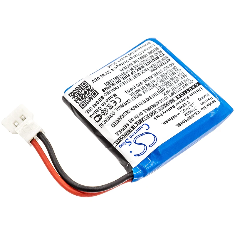 3.7V 600mAh Robot Battery 753032 for Bee-Bot Programmable Floor Robot, Programmable Children's Toy +TOOL
