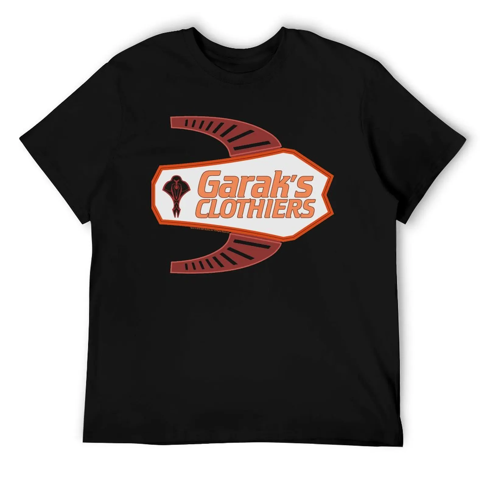 

Star Trek Deep Space Nine Garak's Clothiers Logo T-Shirt t shirts for man graphic funny man t shirt luxury T-Shirt