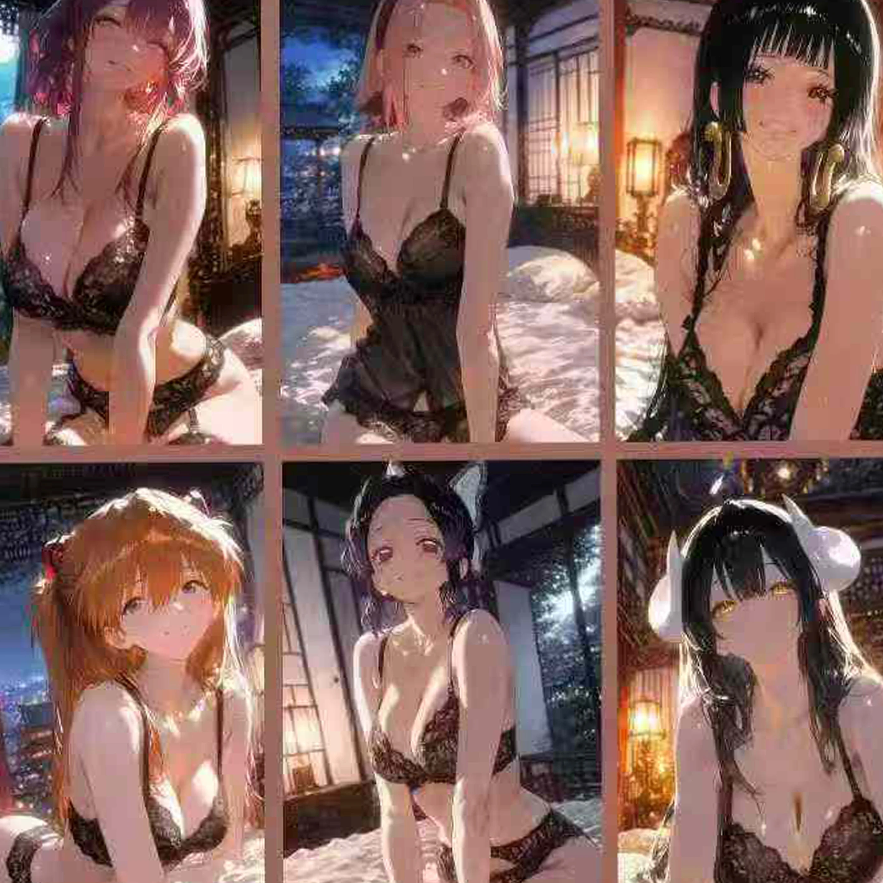 Wholesale latest goddess story [Heart Moment] A6 collection card game character hobby sexy anime bikini supplement color paper a