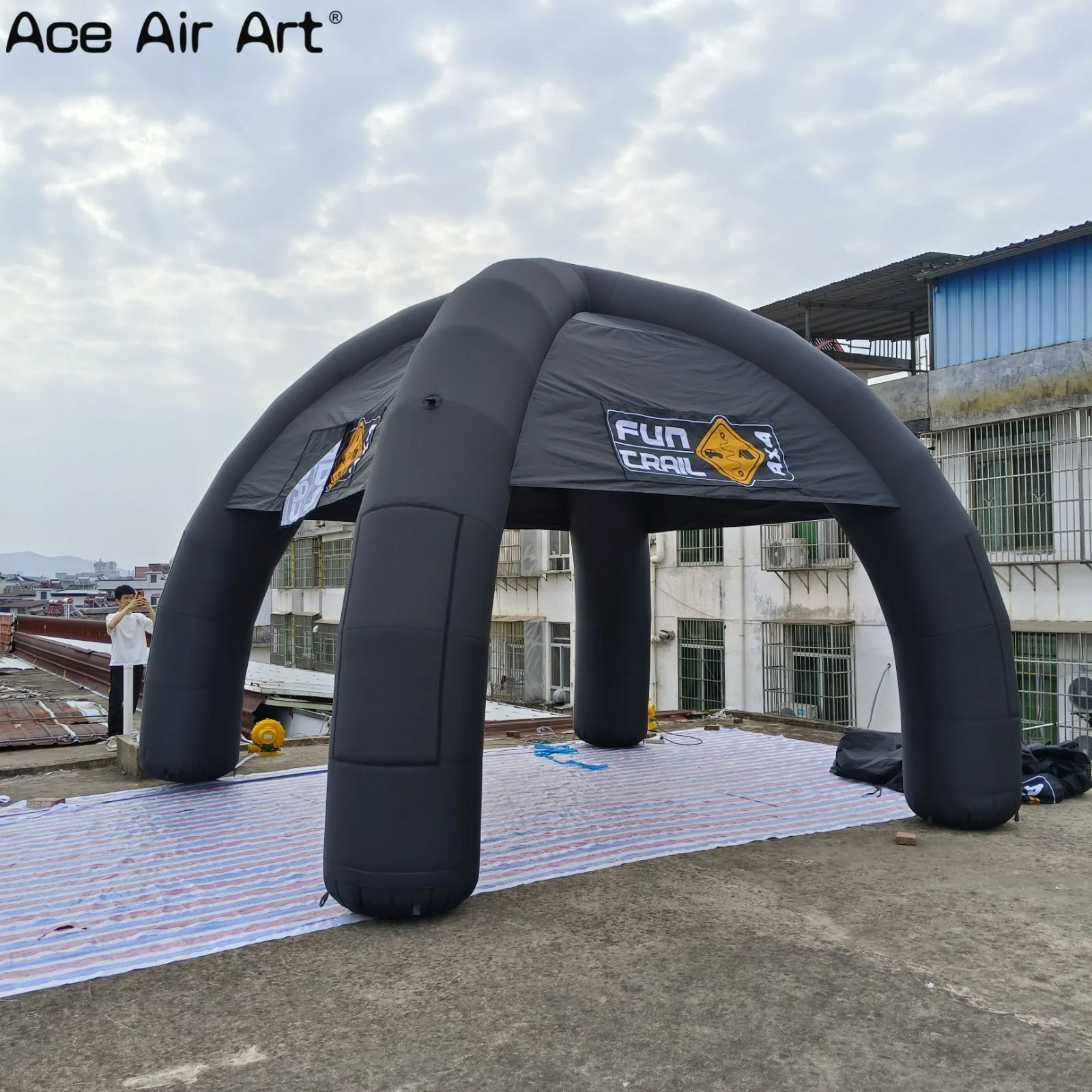 Custom Advertising Inflatable Spider Tent | Outdoor Spider Dome Marquee Tent Inflatable Dome for Promotions & Advertisements