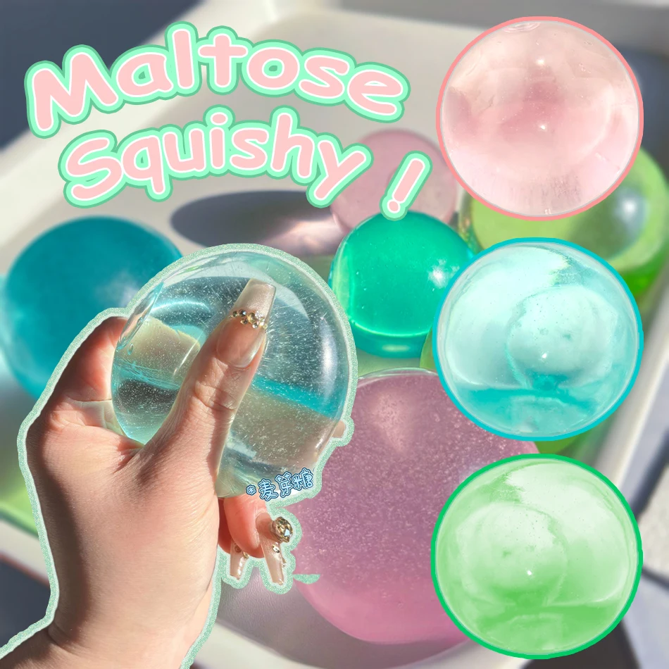 

Синие силиконовые игрушки-антистресс: сенсорные фиджеты, мягкие прозрачные синие мальтозные игрушки с медленным восстановлением формы, для снятия стресса