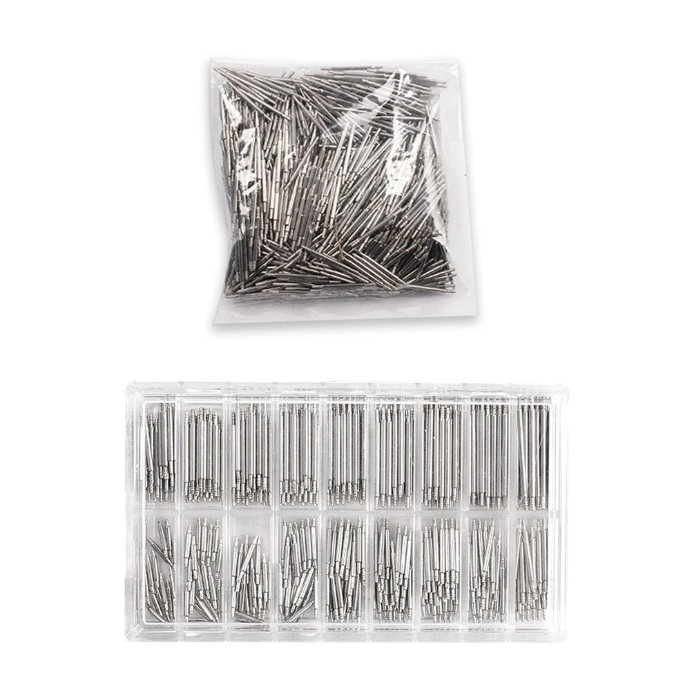 

360pcs Repair Tools 8-25Mm Spring Bar Set For Band Link Removal Installation Transparent Storage Box Watch Link Pins Watch