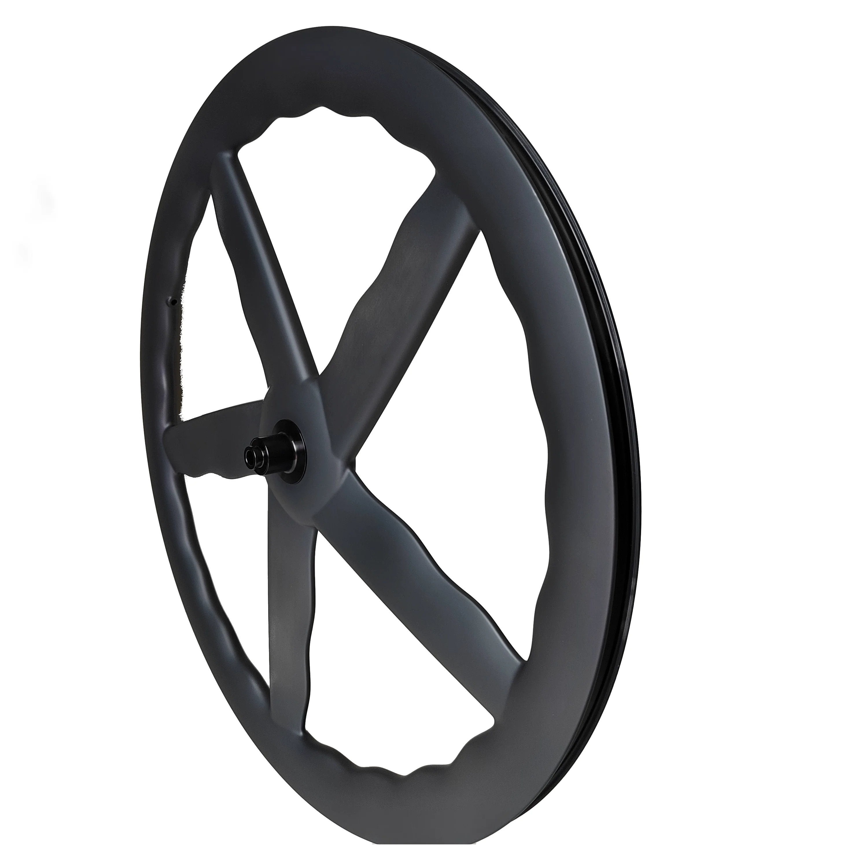 

700C Carbon Fiber Bicycle Wheel Rim 5-Spoke Wave Design for Enhanced Performance And Style