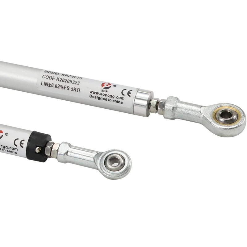 Manufacturer Selling KPZ 100mm Stroke Linear Potentiometer Position Sensor with Rod end Joints