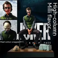 Movie Joker Heath Ledger Clown Pvc Action Figure Collection Statue Model Toys 30cm Desktop Decoration Kids  Toys Birthday Gifts