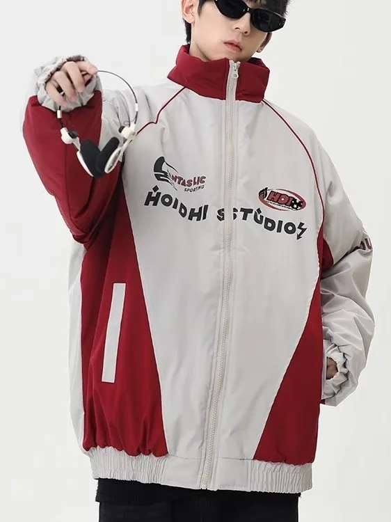 

Американский Sle Мотоциклетный Джет Мужской Новый Модный Бренд Ретро Хип-Хоп Свободный Универсальный Парный Бейсбольный Джет Повседневная Моя