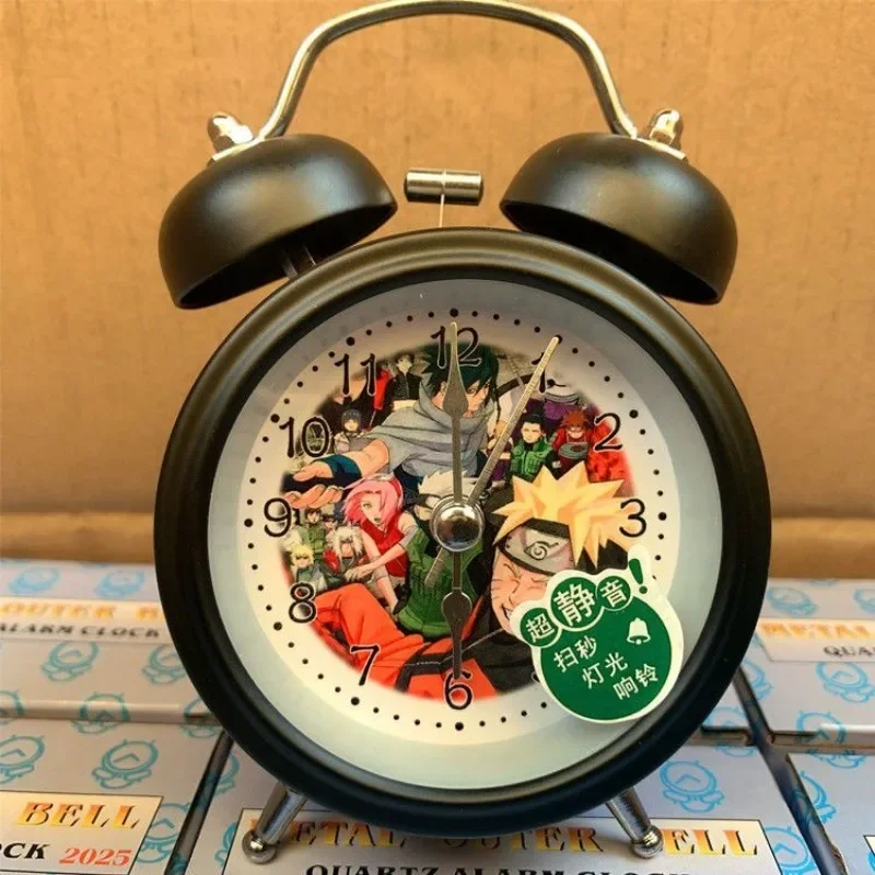 Naruto Uzumaki Naruto Hatake Kakashi creative metal silent travel time alarm clock boys dormitory wake-up artifact birthday gift