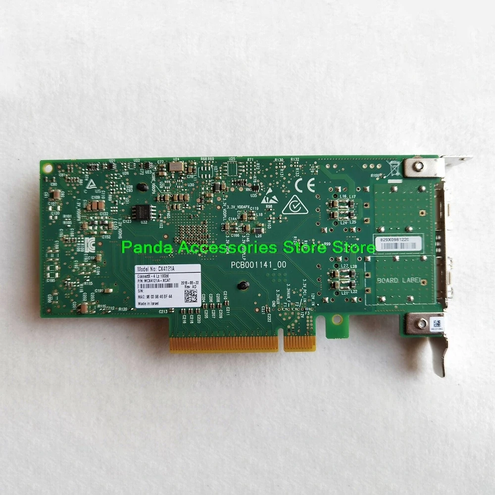 ConnectX-4 Lx EN 10GbE 10Gb/s Dual Port Net-work Card Works Perfectly NIC CX4121A MCX4121A-XCAT