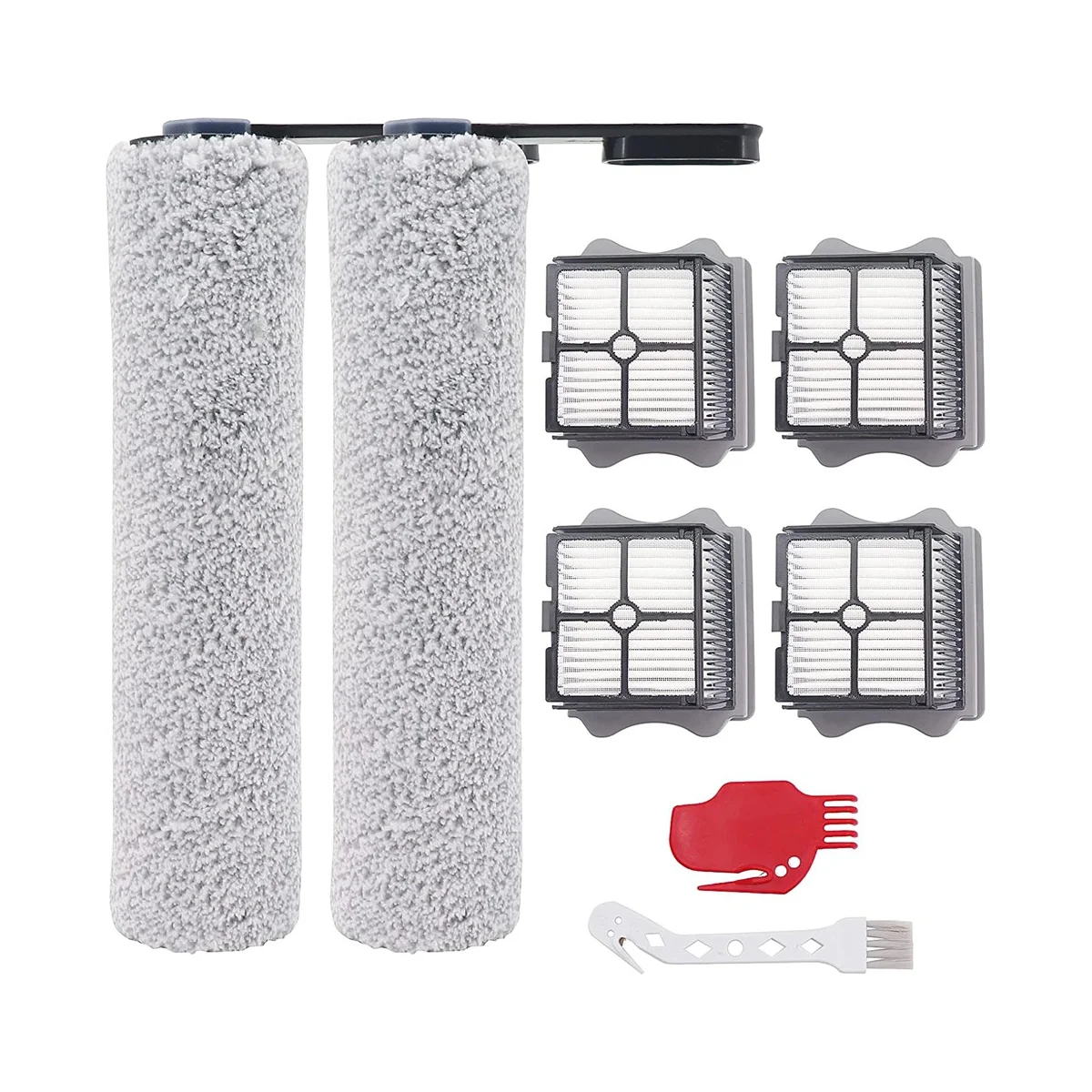 Spare Parts for Floor One S5, Replacement Brush Roll and Filter for Cordless Vacuum Cleaner