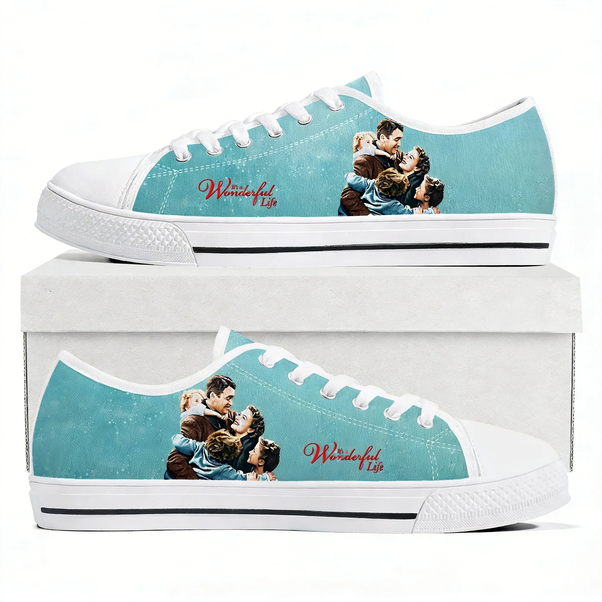 

It's A Wonderful Life Low Top High Quality Sneakers Mens Womens Teenager Canvas Sneaker Casual Shoe Patterns Custom Made Shoes
