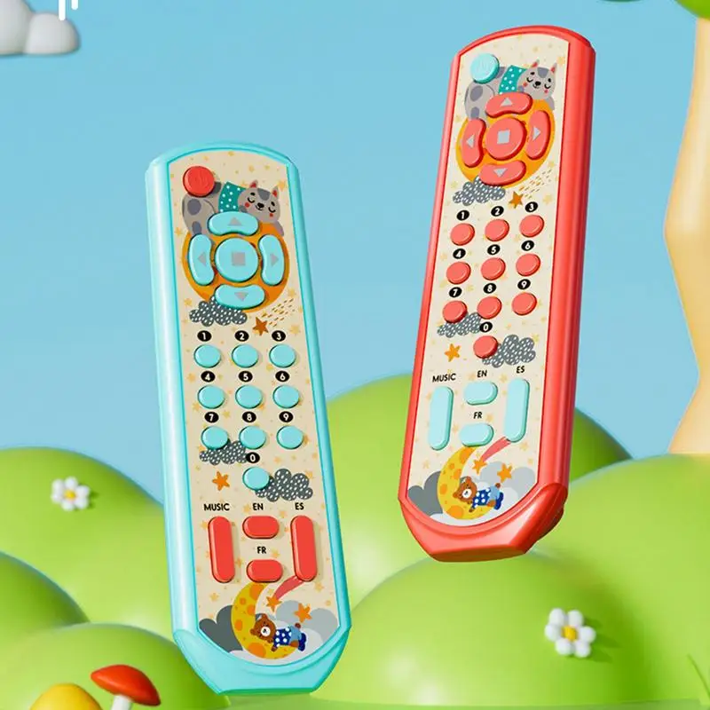 

Tv Remote Control Toy Music Toys Remote Control Toys For Babies Laugh And Learn Remote Electronic Pretend TV Remote Toy With