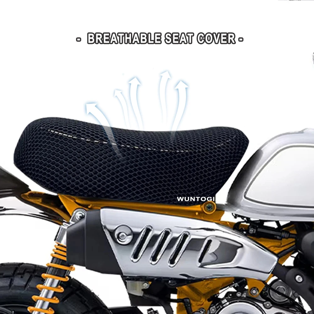 For Honda Monkey 125 Monkey125 Seat Cover 2018-2023 New Motorcycle Seat Cover Heat 3D Breathable Protect Insulation Cushion