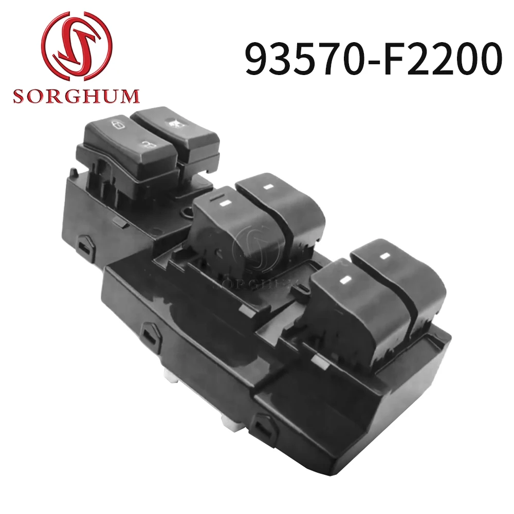 

SORGHUM 93570-F2200 Driver Side Master Electric Power Window Control Switch For Hyundai Elantra 2017 2018 2019 2020 93570F22004X