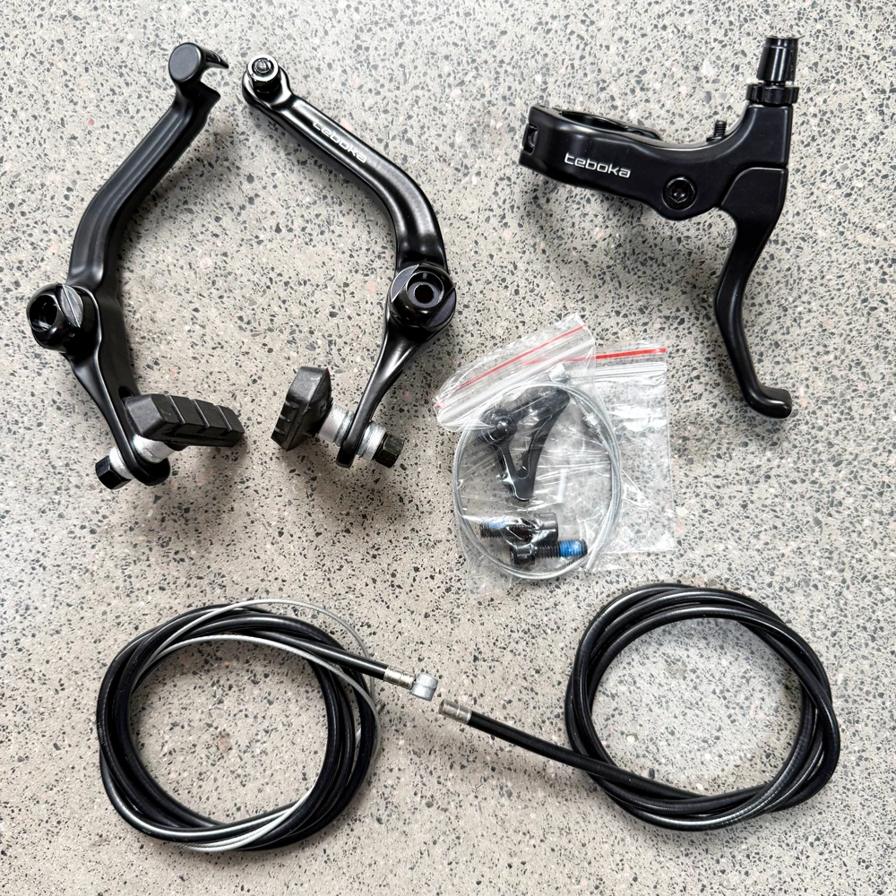 TEBOKA BMX Bike Rear Brake Set Aluminum Alloy Right Brake Lever
