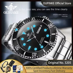 OUPINKE 3205 Automatic Men's Watches Luxury Rotation Lap 20Bar Waterproof Diving Watch Top Brand Original Mechanical Wristwatch