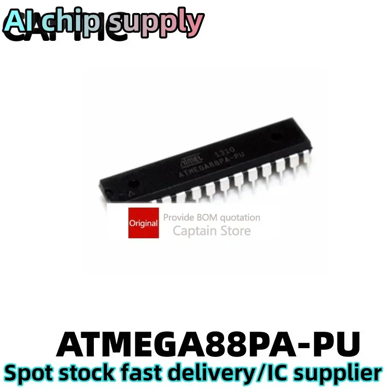 

5PCS ATMEGA88PA ATMEGA88PA-PU DIP28 ATMEL Series Monolithic