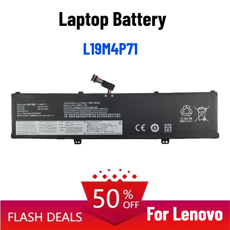 

Laptop Battery for Lenovo ThinkPad X1 P1 Gen 3 TP00099D L19M4P71