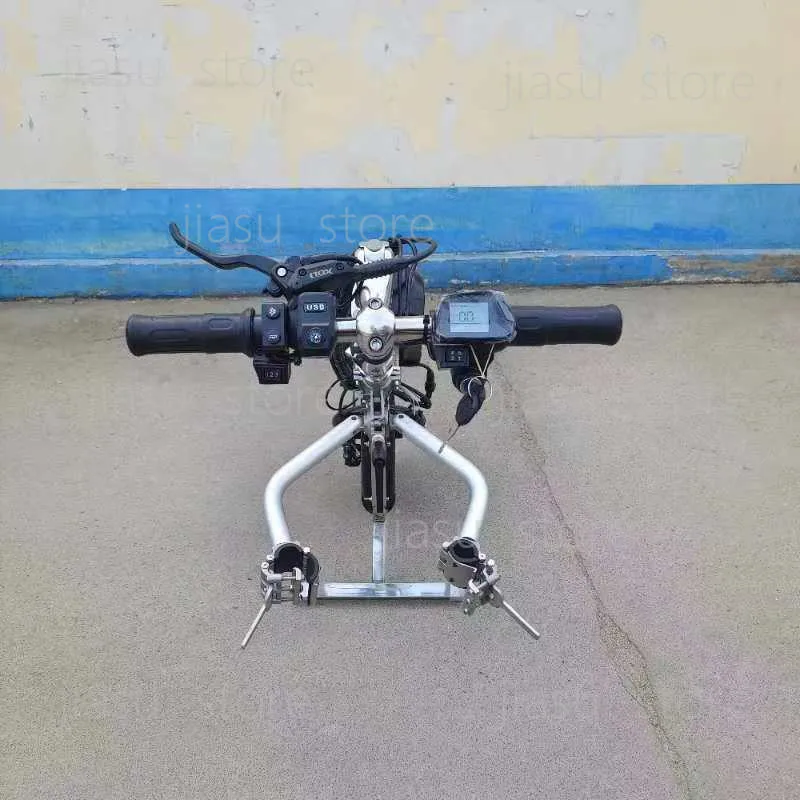 Lithium Battery Wheelchair Power Towing Head, Portable Electric Drive for Manual & Sports Wheelchair