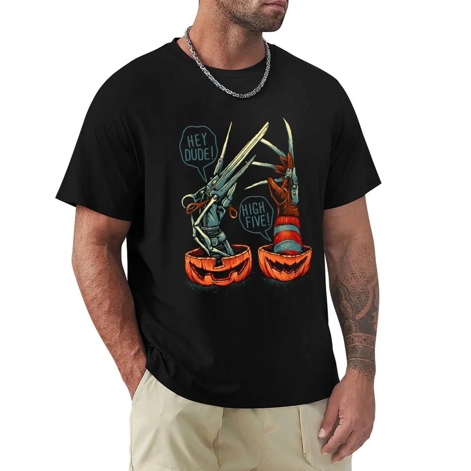 Scissors and Knives T-Shirt T-Shirt oversized tops t shirts for men pack