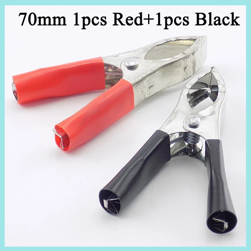 5A/30A/50A/100A Electrical Alligator Clips Car Battery Clamps For Car Test Probe Crocodile Clip Connector Electrical Tools B2