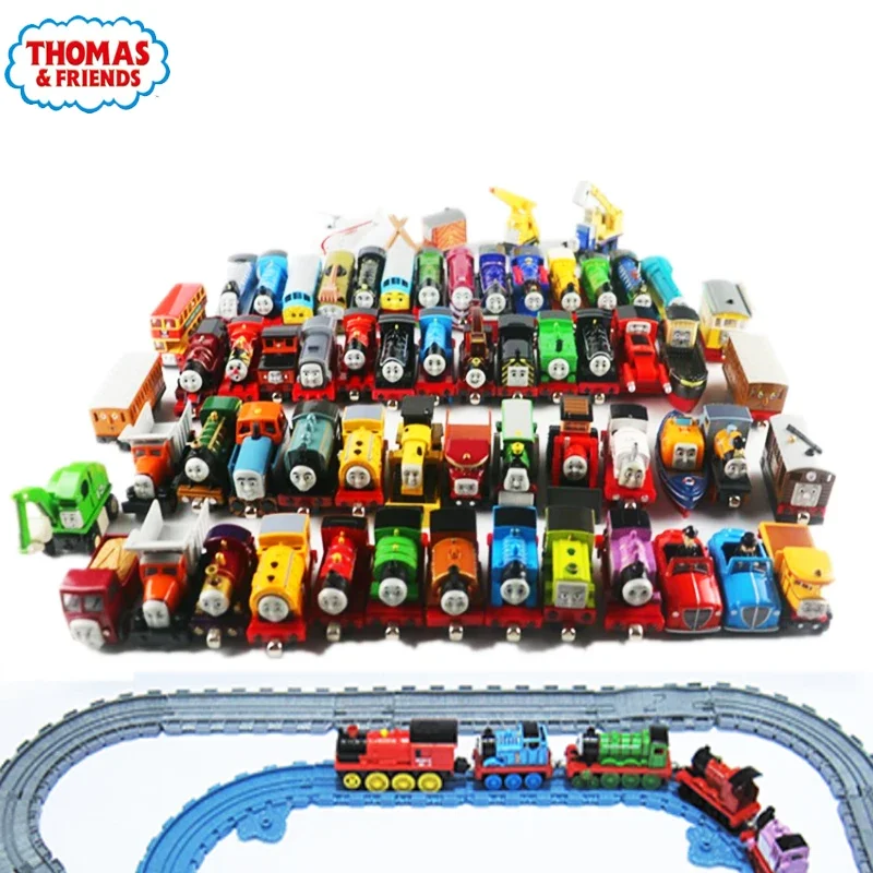 Genunie Thomas and Friends Trackmaster 1:43 Carton Alloy Magnetic Train Shock-resistant  High Quality Car Children Toys Gift