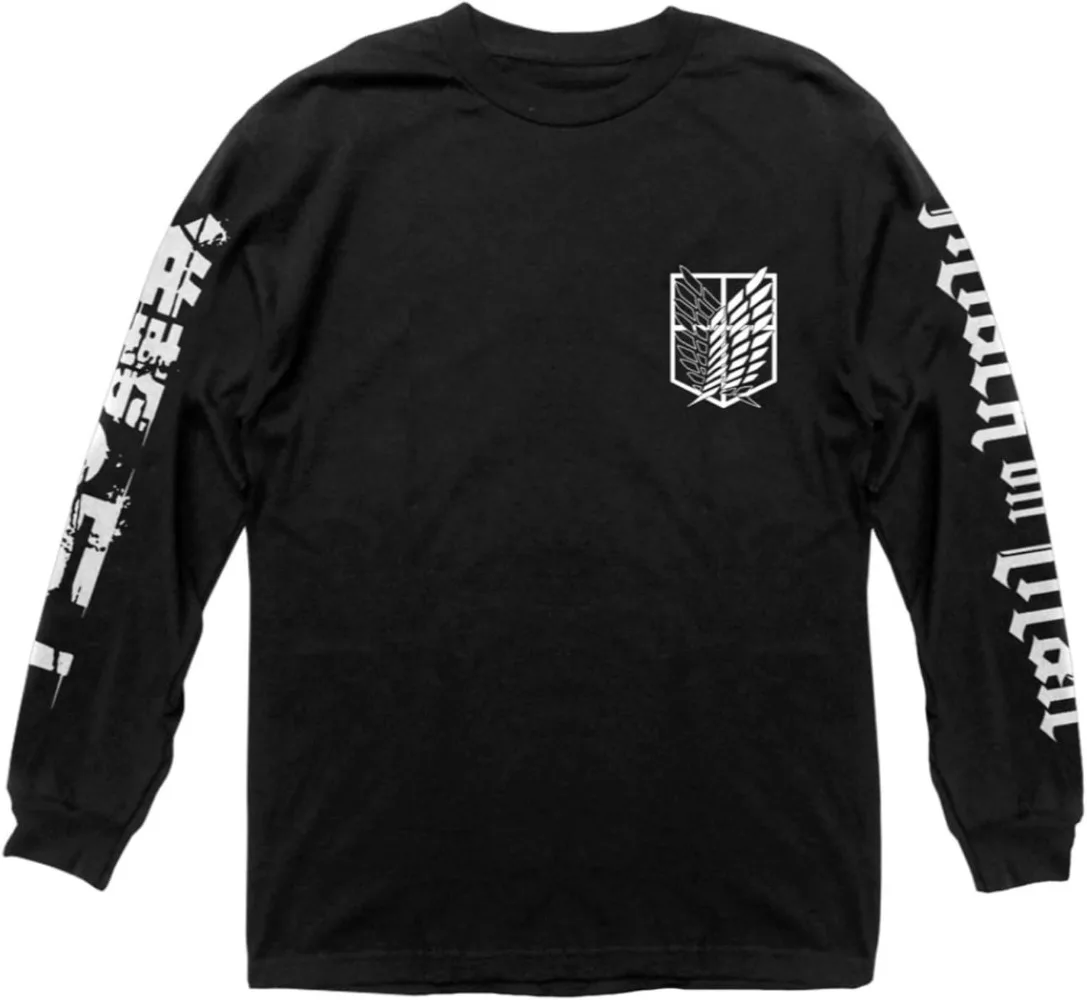 regiment-shield-anime-camiseta-de-manga-comprida-handsome-ripple-junction-attack-on-titan-scout-favorito-dos-fas-solto-e-confortavel